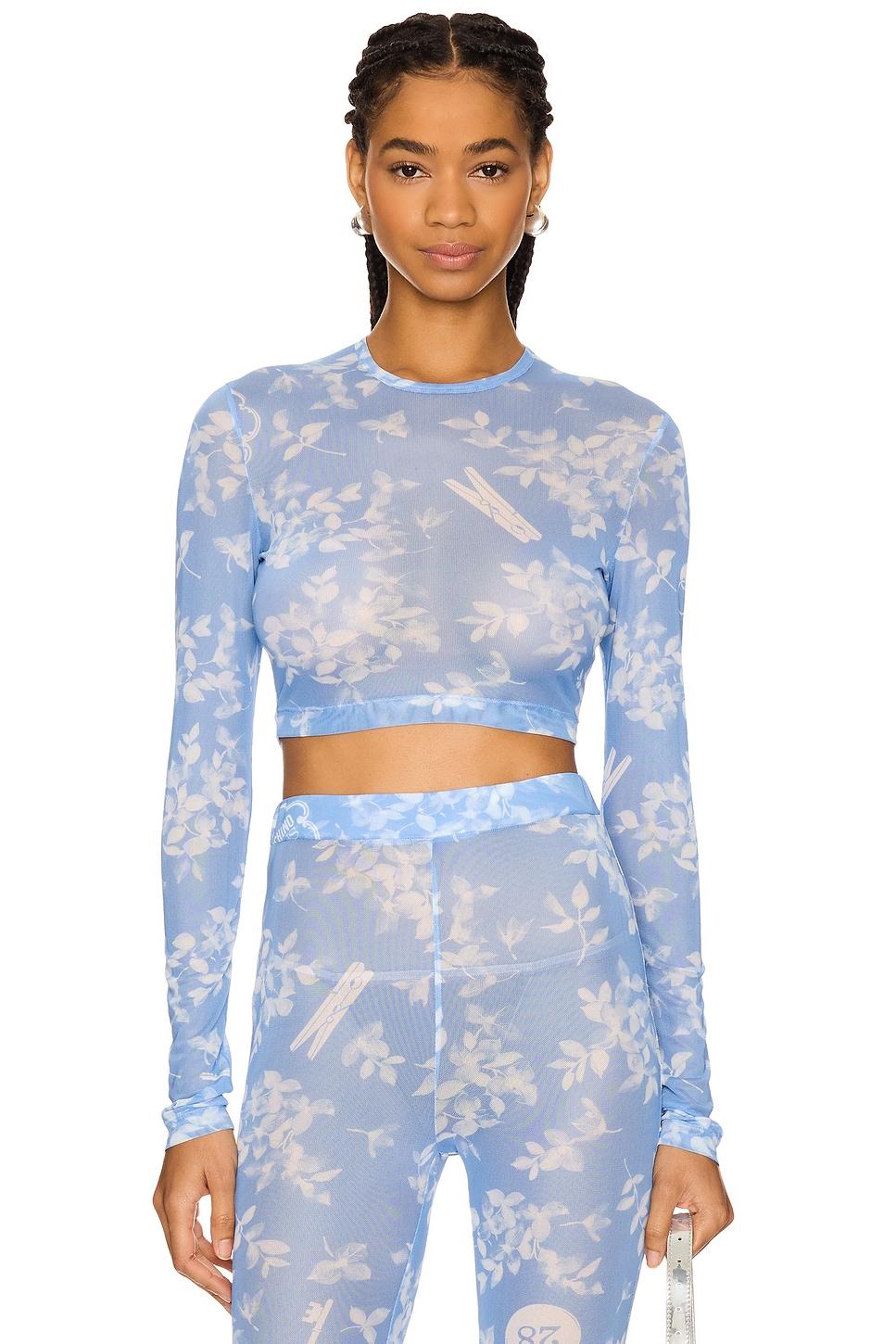 floral long sleeve top