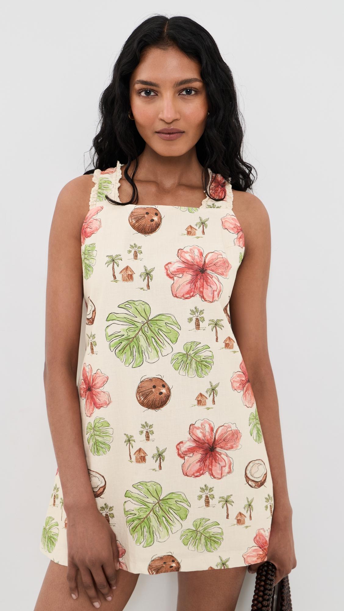 floral mini dress