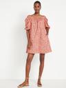 floral mini swing dress