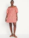floral mini swing dress