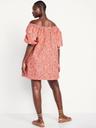 floral mini swing dress