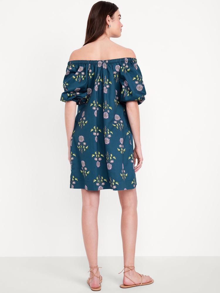 floral mini swing dress