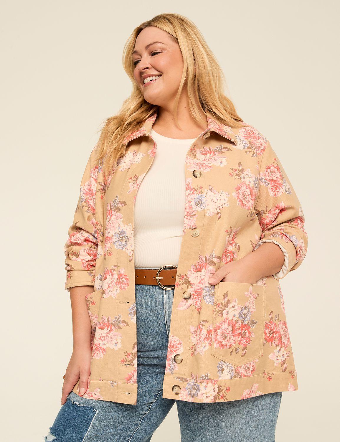 floral printed jacket