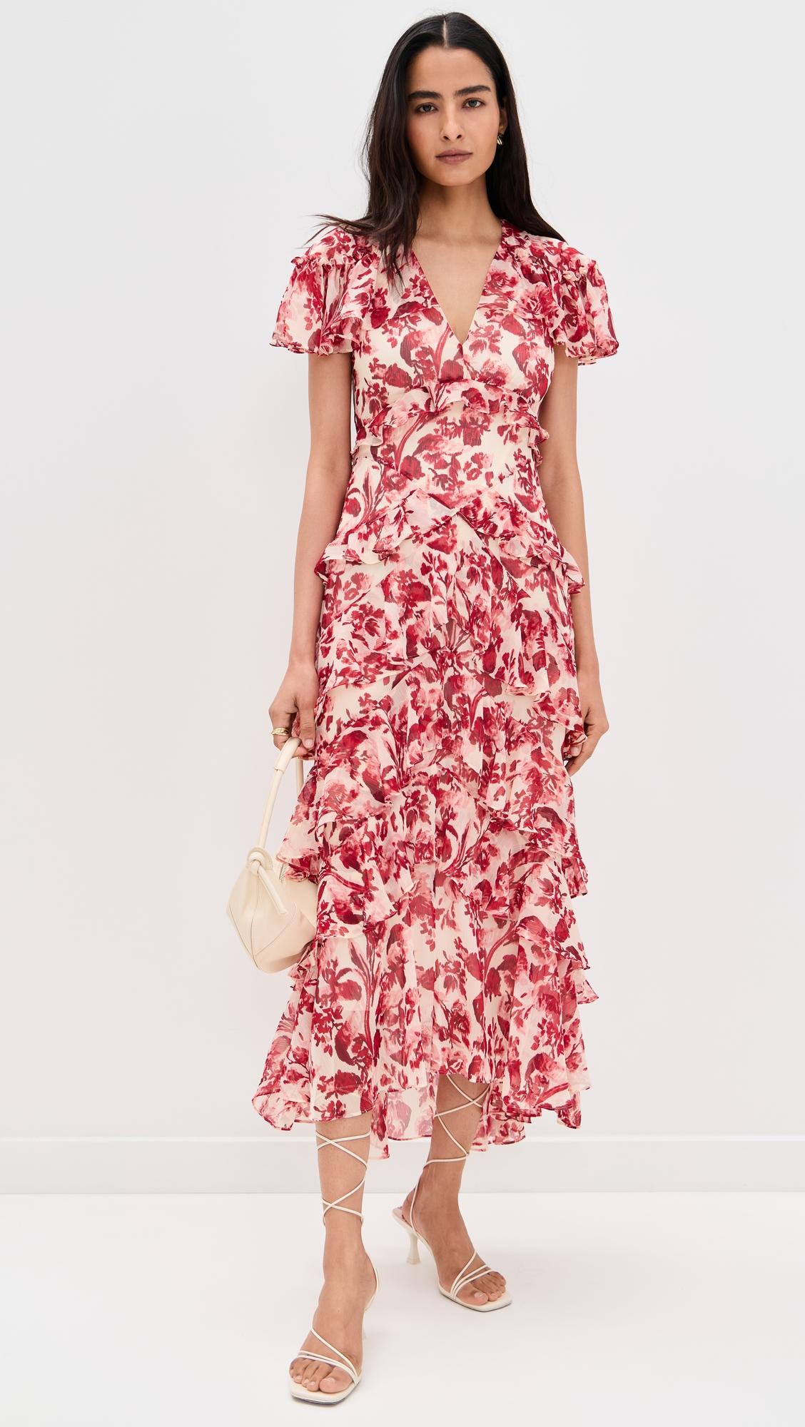 floral ribbons tatum dress