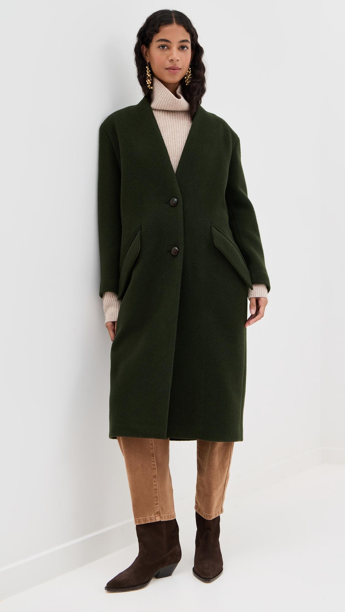 florane wool coat