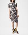 florence tiger-print bodycon dress