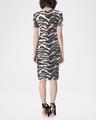florence tiger-print bodycon dress