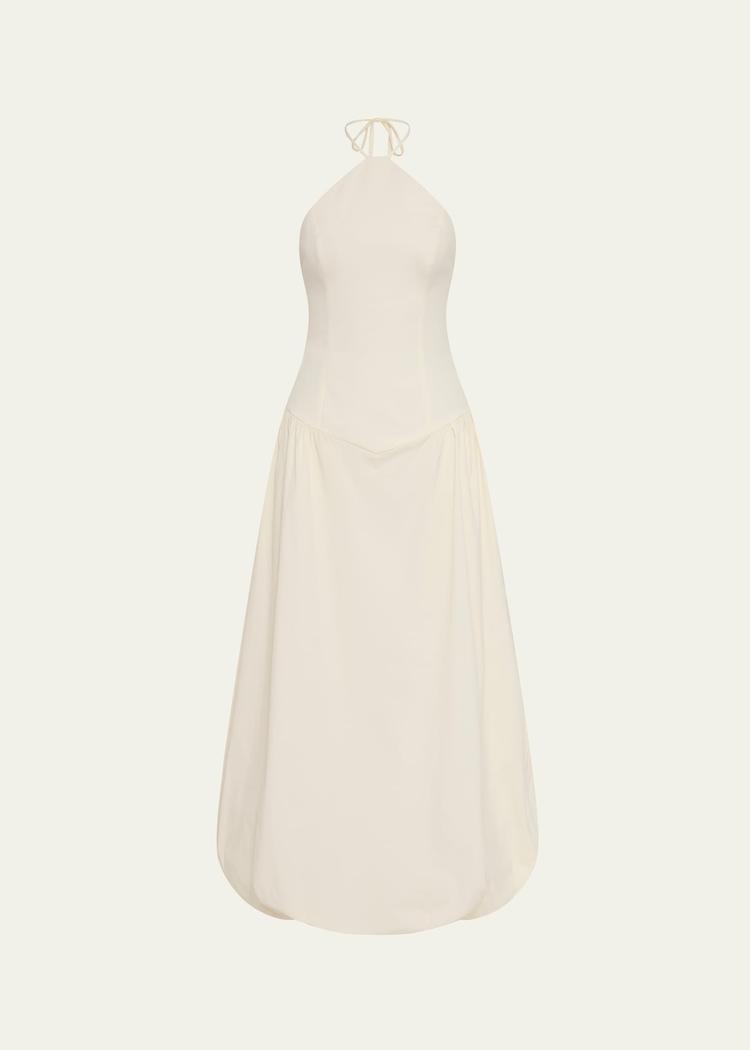 florent drop-waist bubble gown
