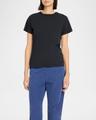 florie short-sleeve cotton top