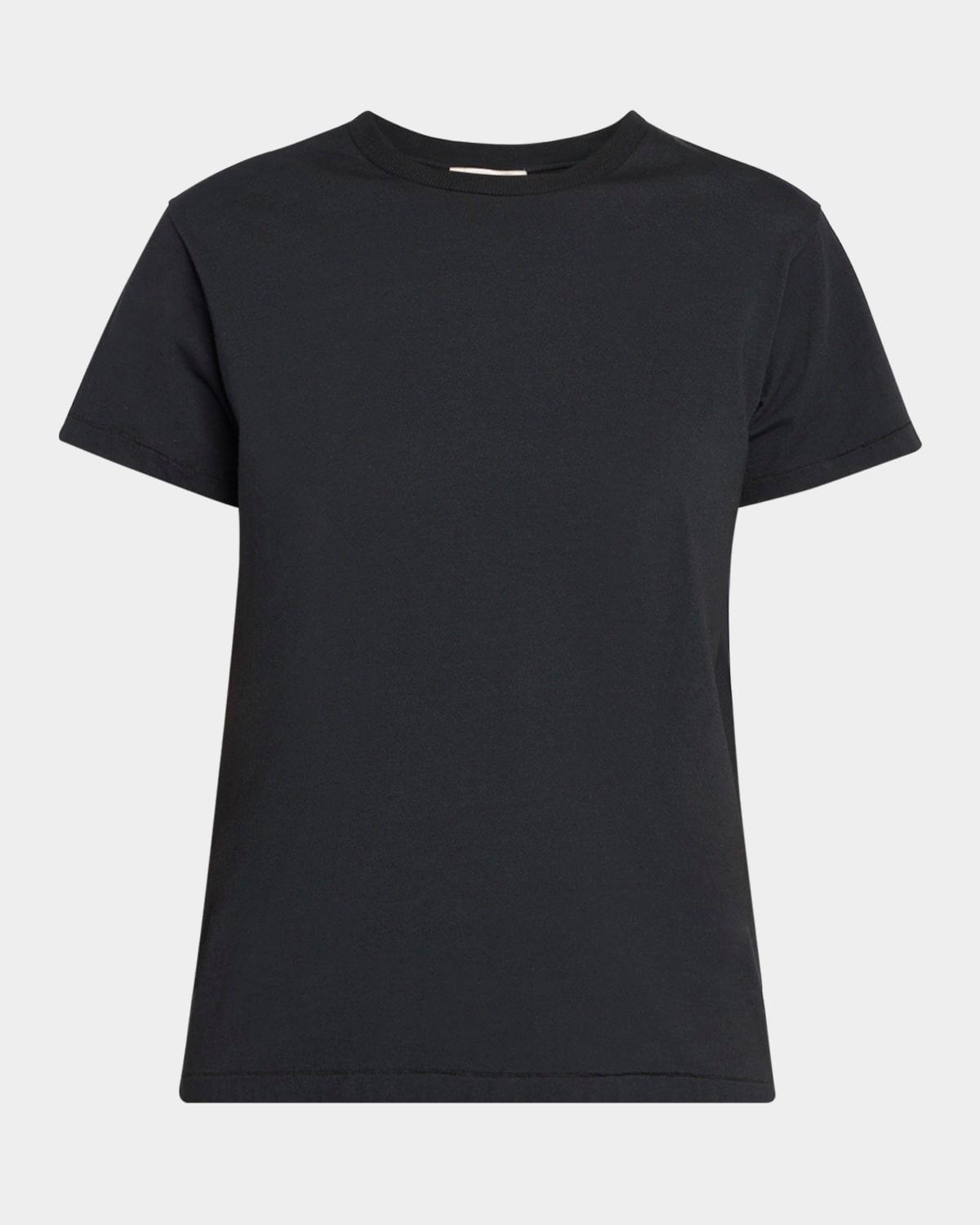 florie short-sleeve cotton top