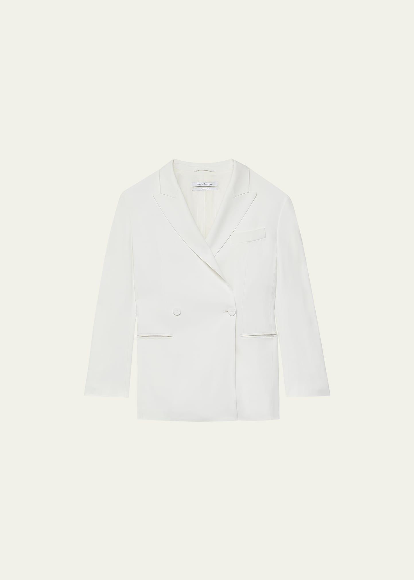 fluid double-breasted jacket