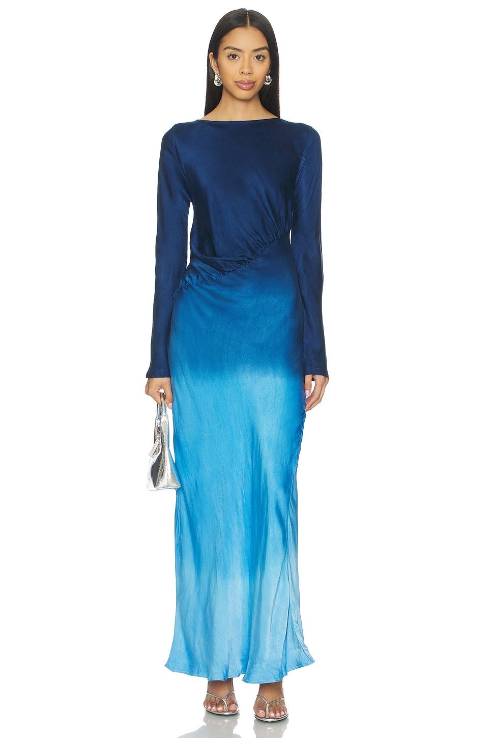 fluid drape maxi dress