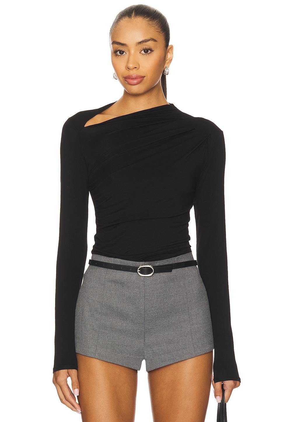 fluid jersey slash top