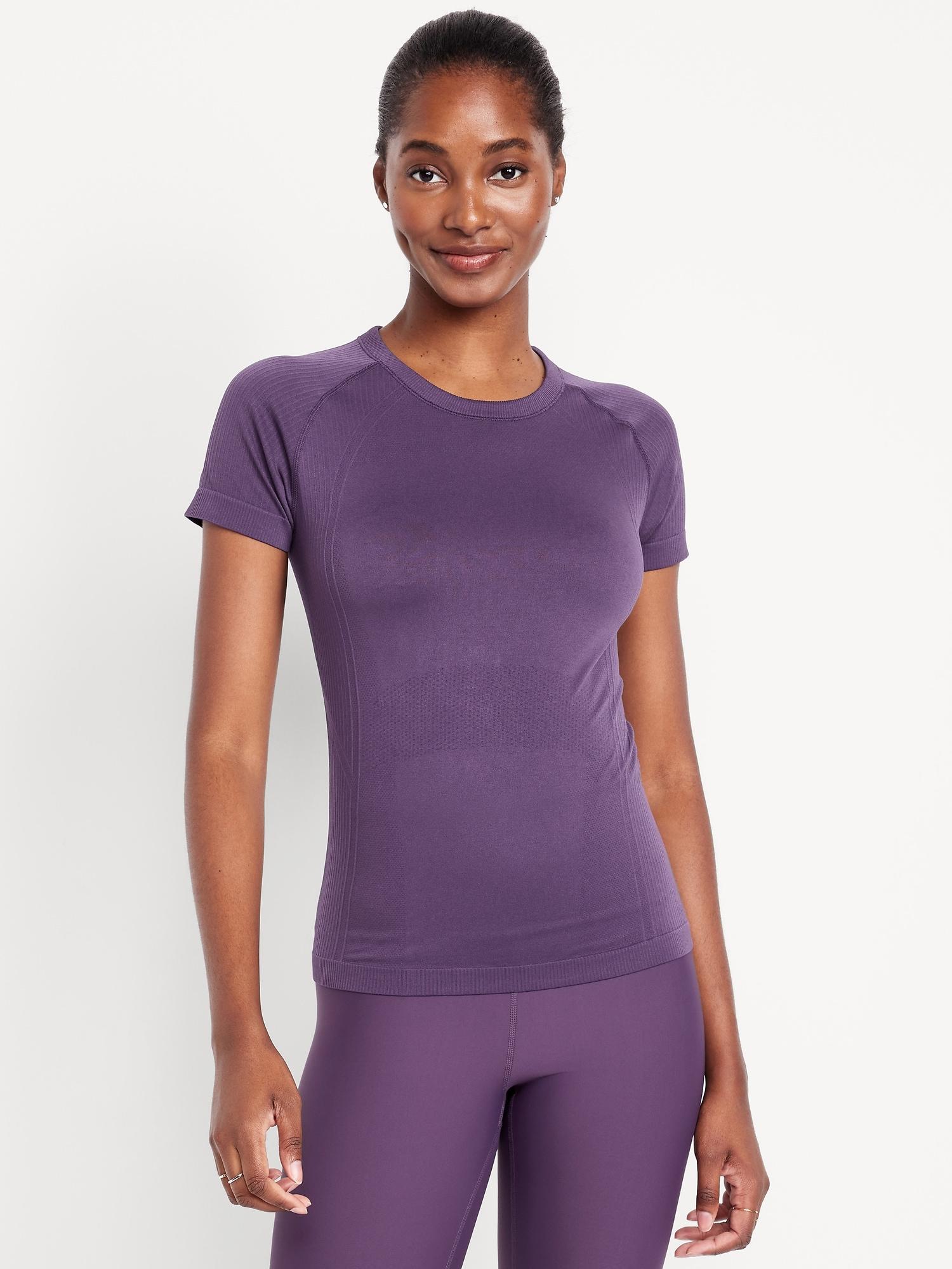 fluid seamless fitted t-shirt