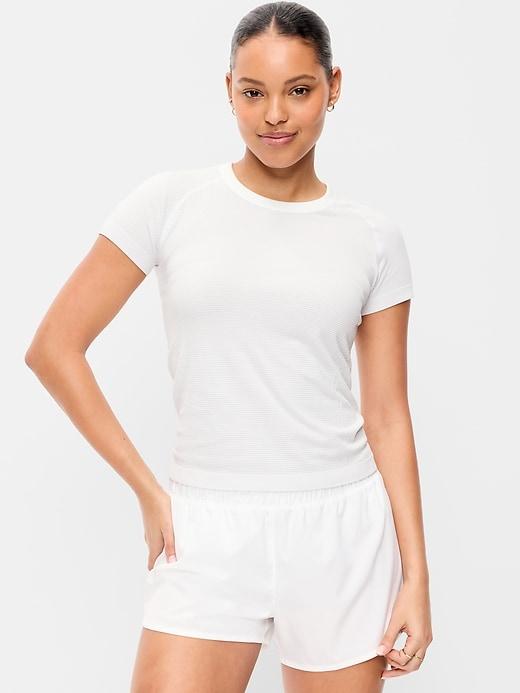 fluid seamless fitted t-shirt