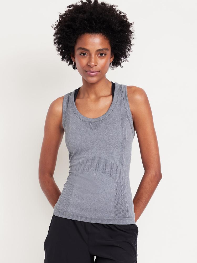 fluid seamless fitted tank top