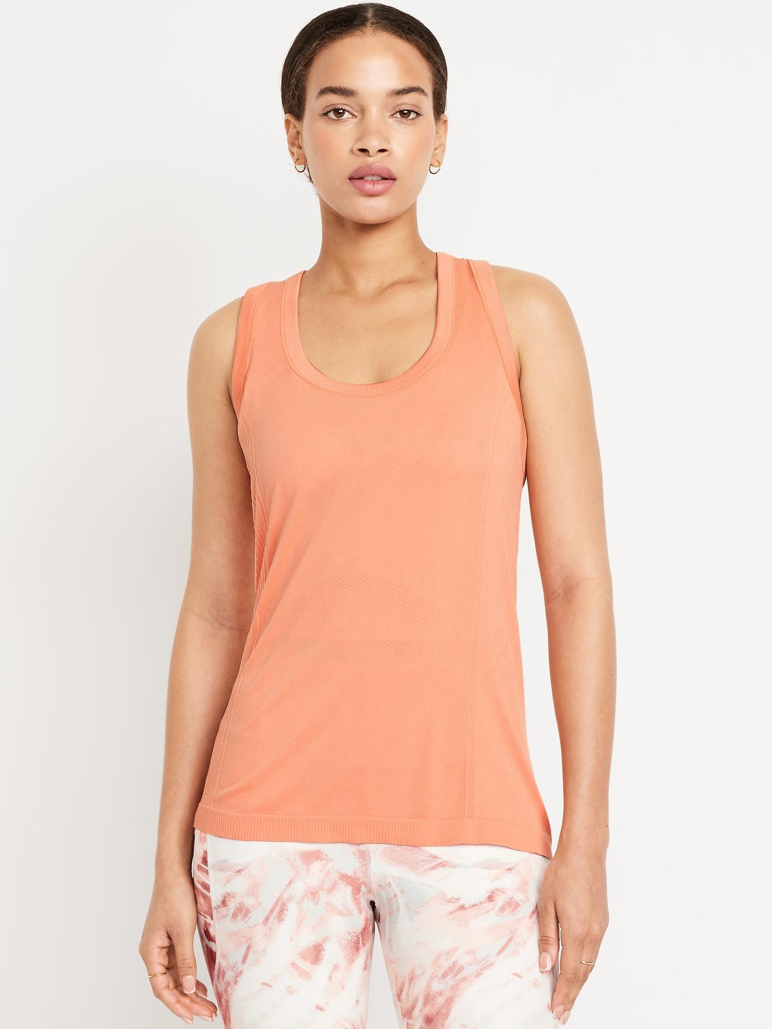 fluid seamless fitted tank top