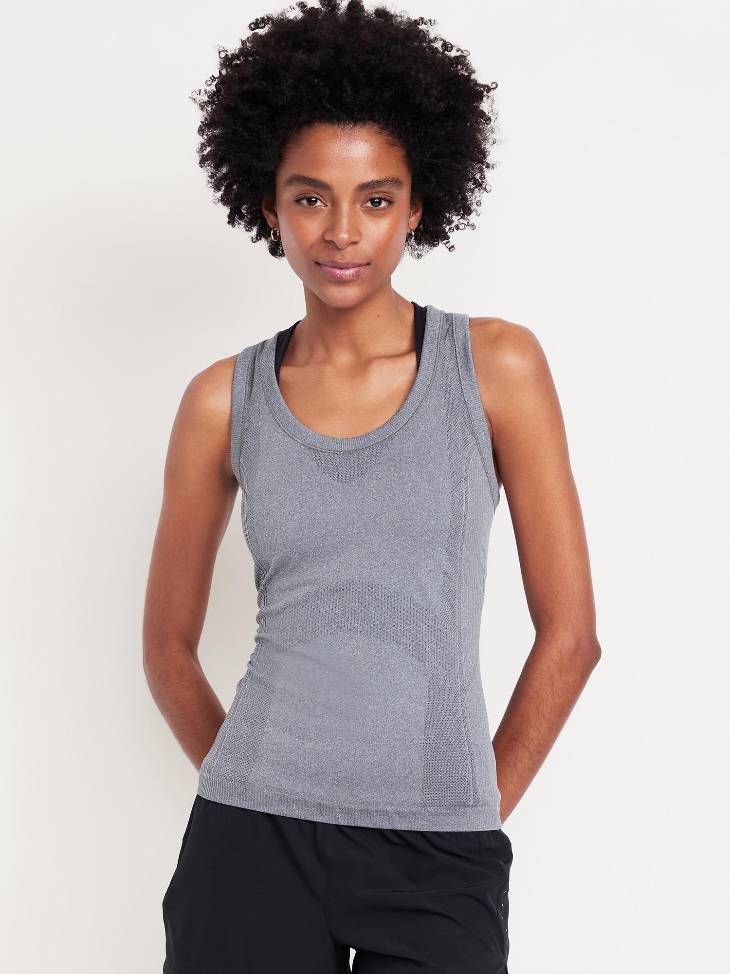 fluid seamless fitted tank top