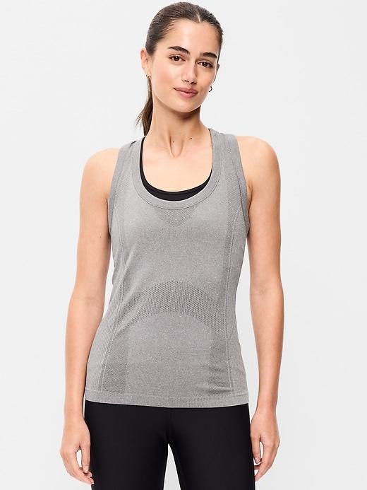 fluid seamless fitted tank top