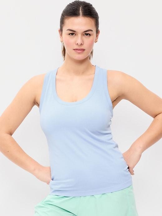 fluid seamless fitted tank top