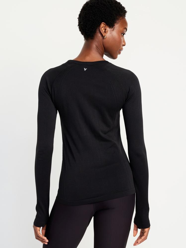 fluid seamless fitted top