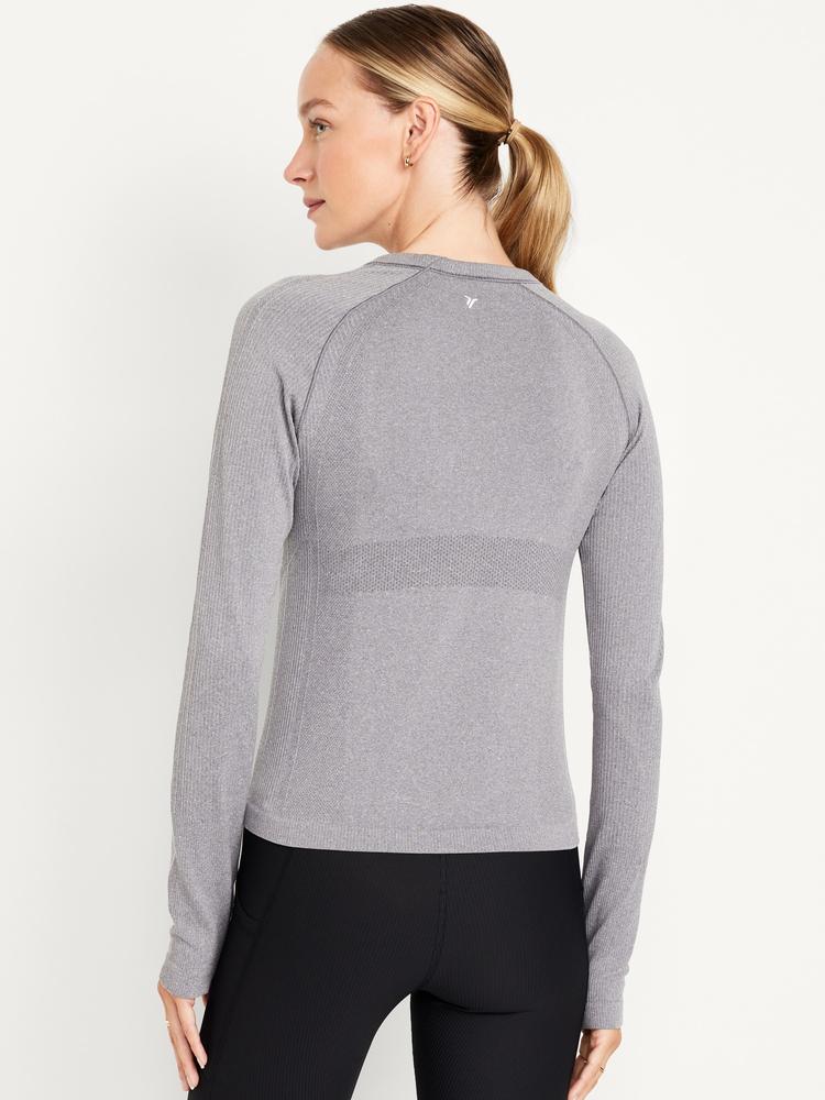 fluid seamless fitted top