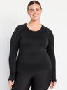 fluid seamless fitted top