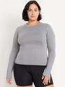fluid seamless fitted top