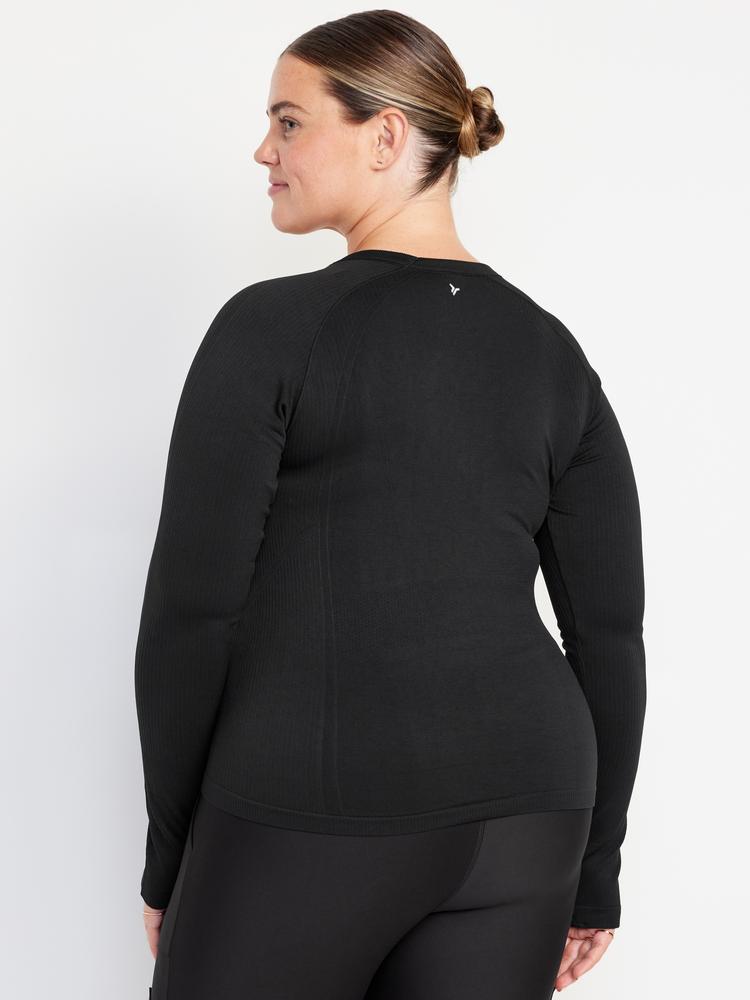 fluid seamless fitted top