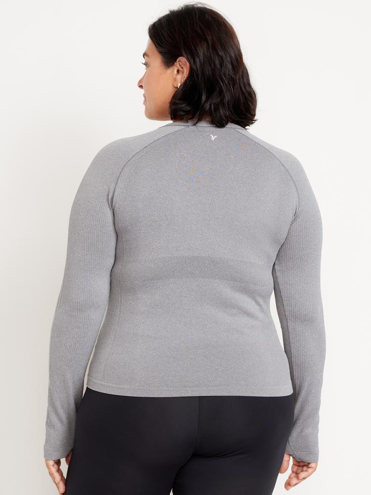 fluid seamless fitted top