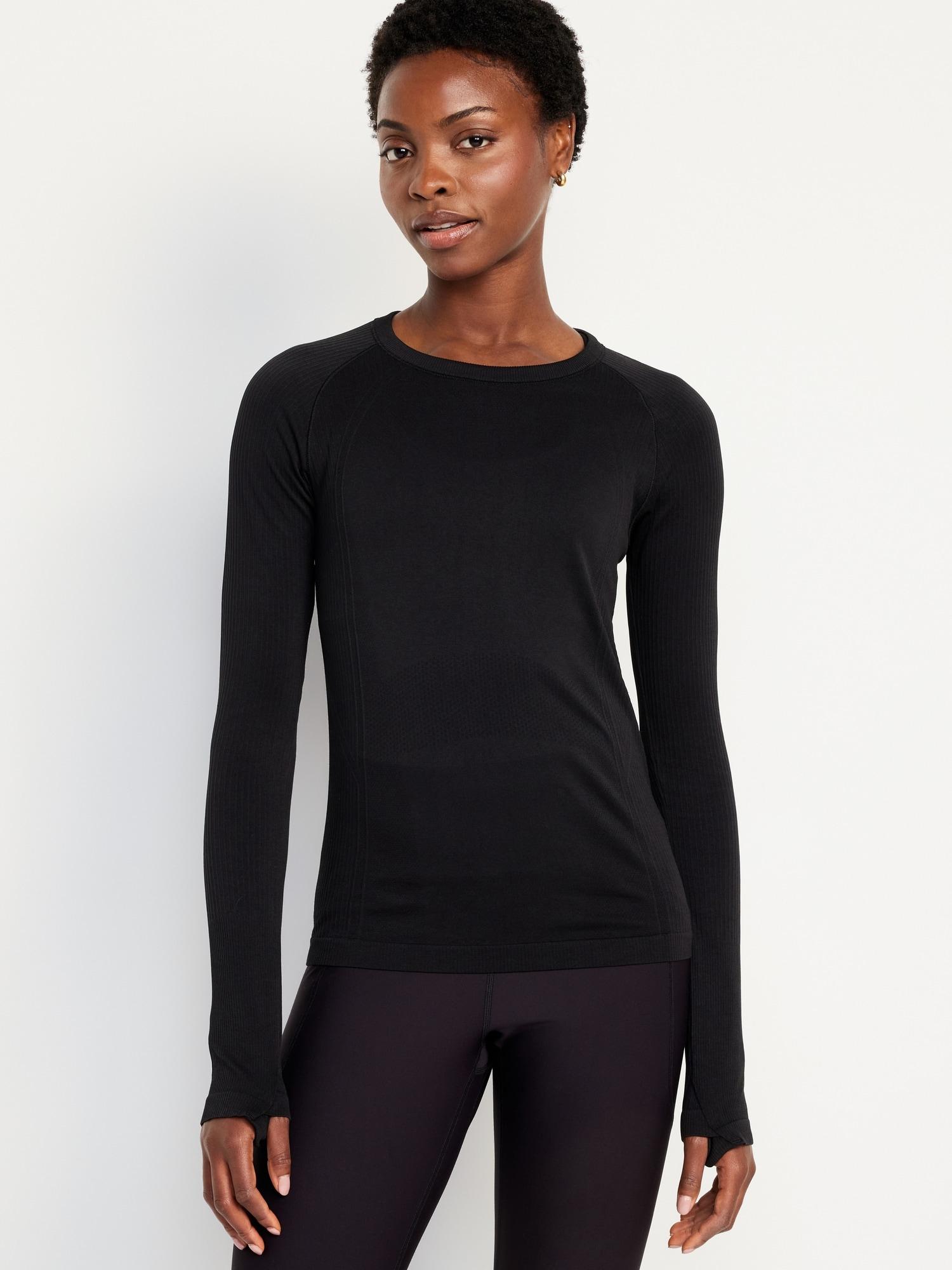 fluid seamless fitted top