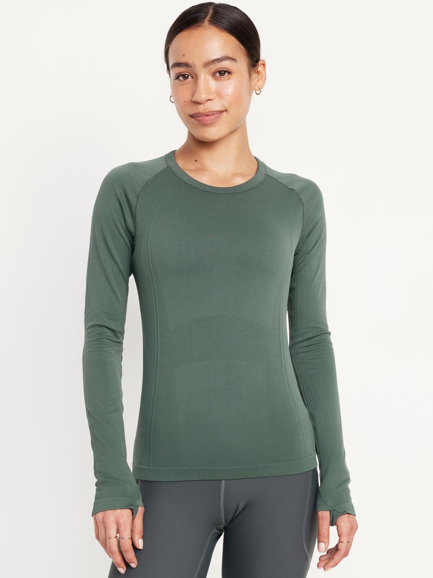 fluid seamless fitted top