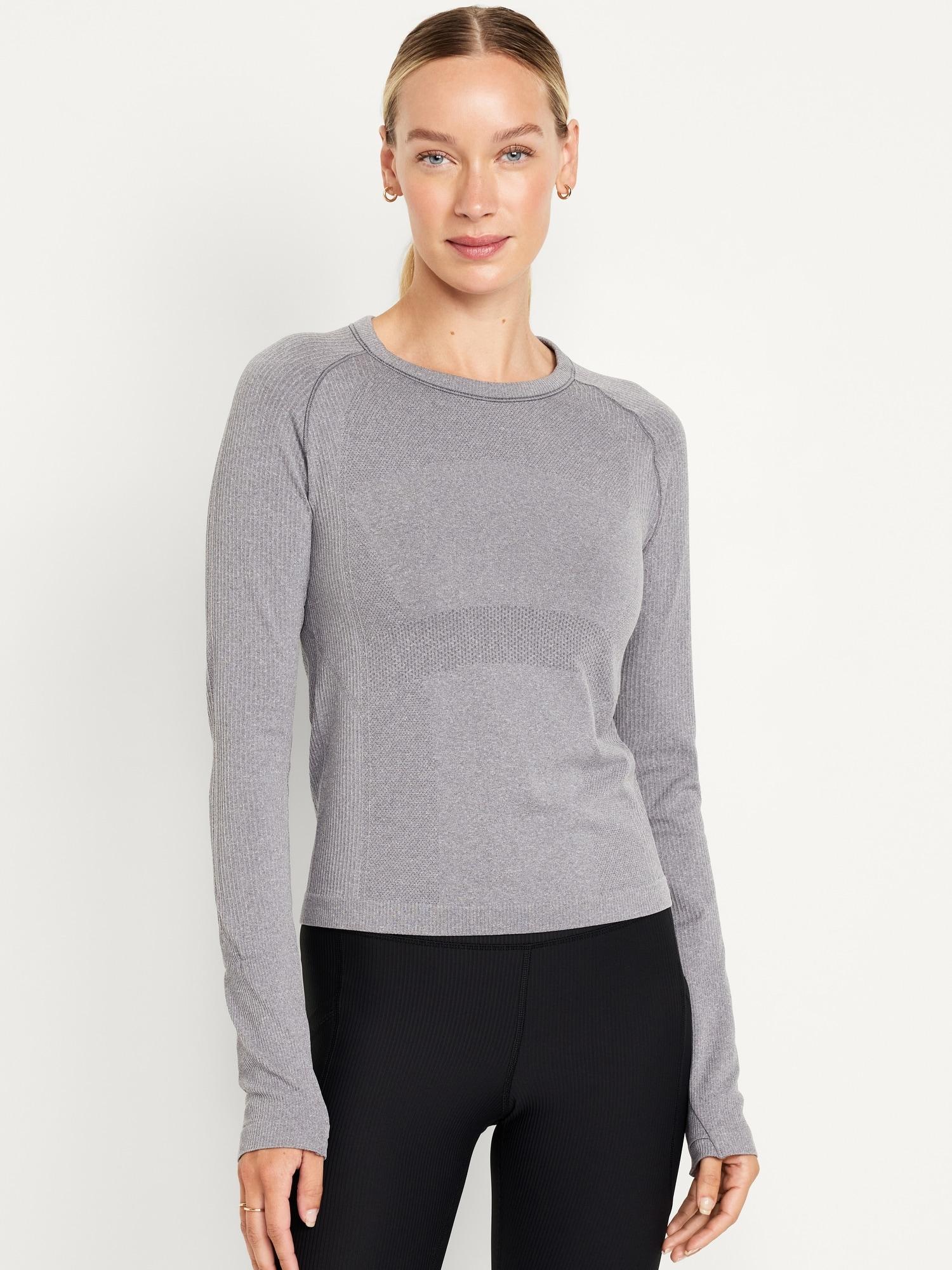 fluid seamless fitted top