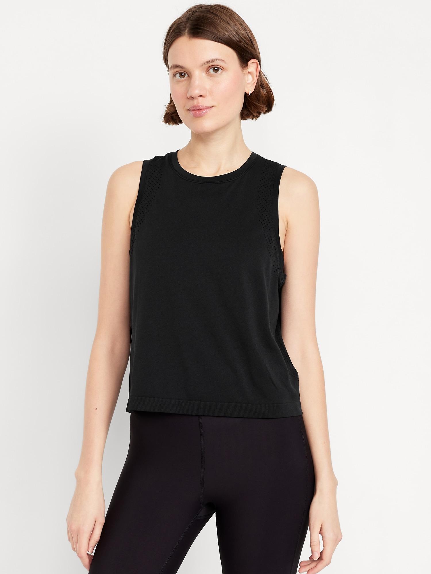 fluid seamless loose tank top
