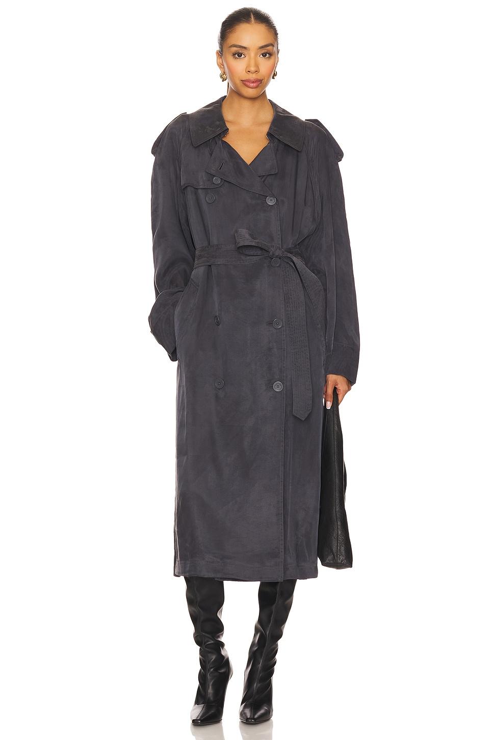 fluid trenchcoat