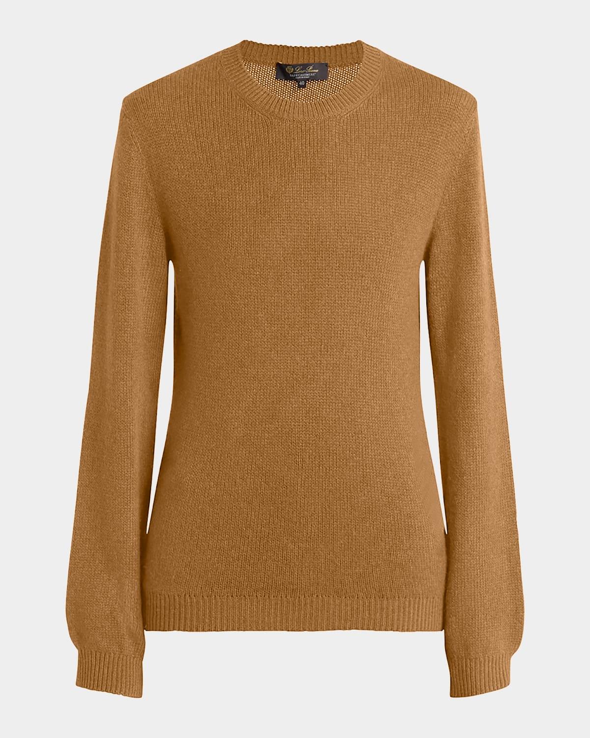 fobello crewneck baby cashmere top