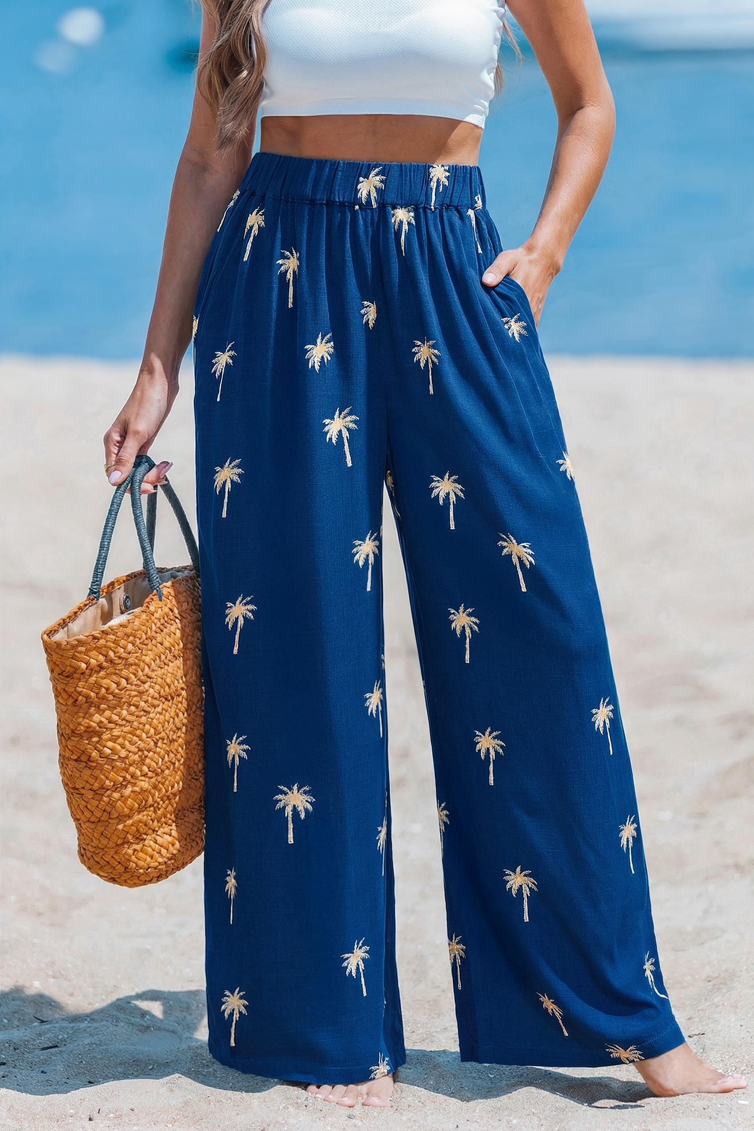 follow the palms tropical pants - l