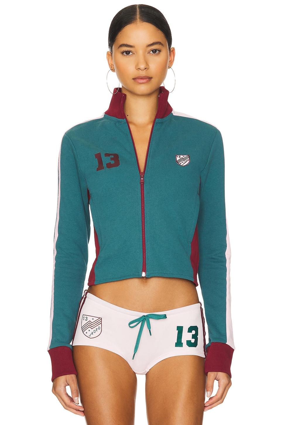 football zip track top