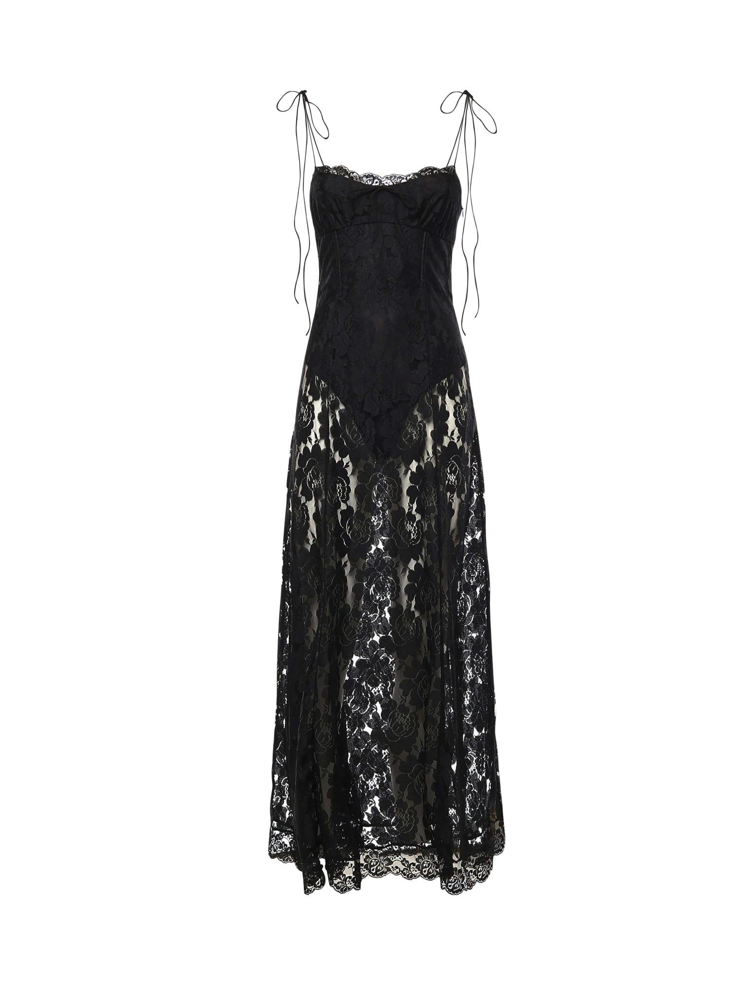 for love & lemons claudia rose long dress
