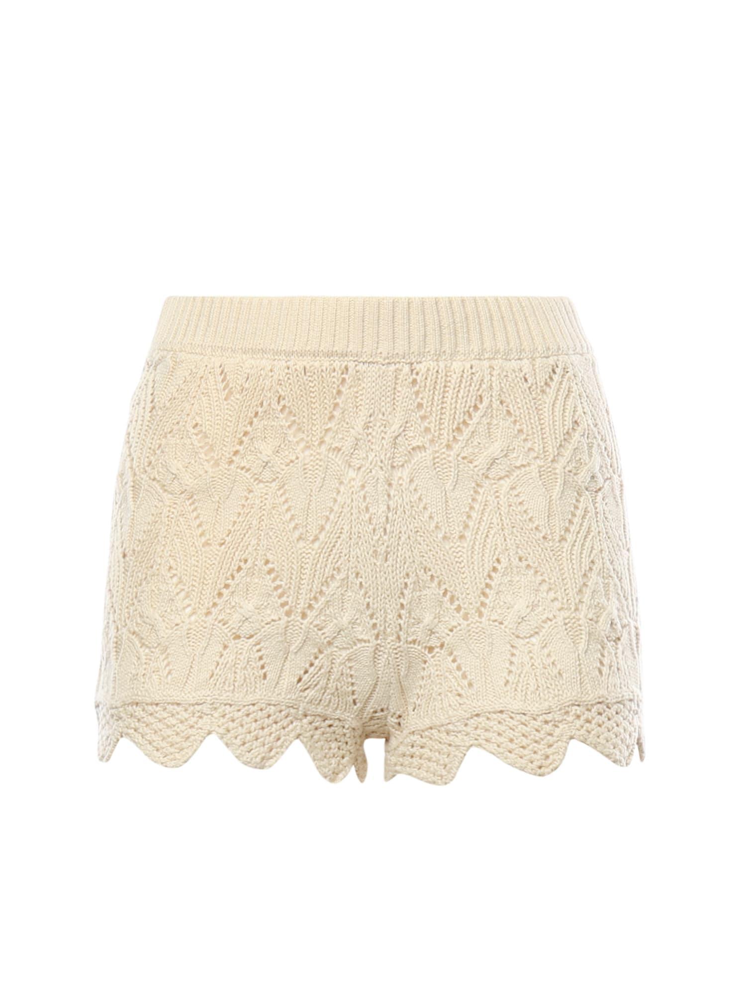 for love & lemons lelia cotton shorts