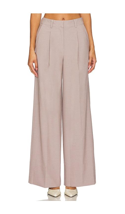 for love & lemons marianne trousers in mauve.