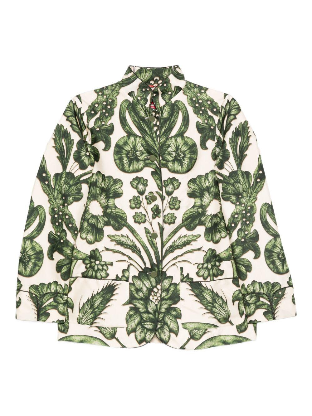 for restless sleepers printed silk shirt