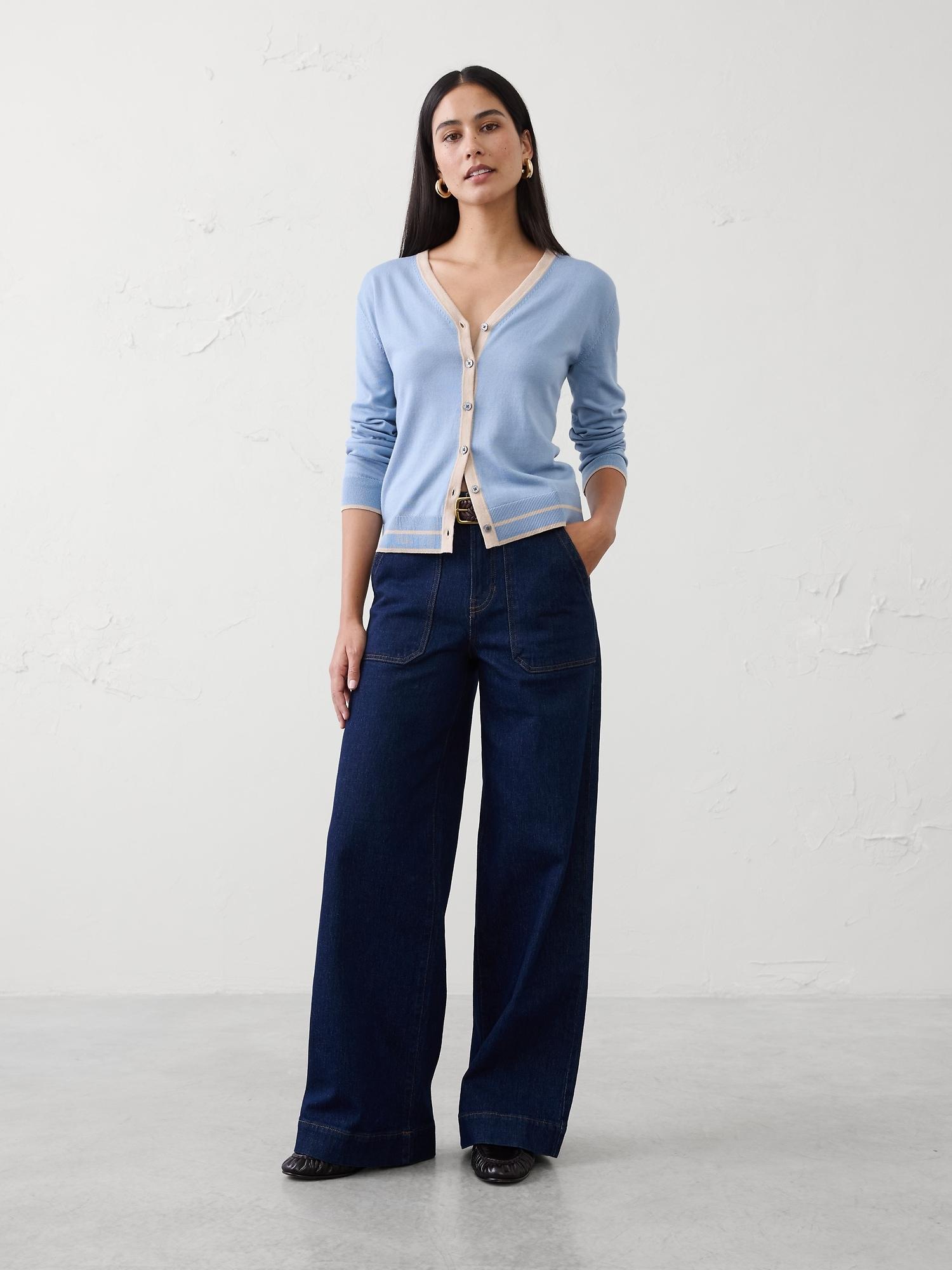 forever v-neck cardigan sweater