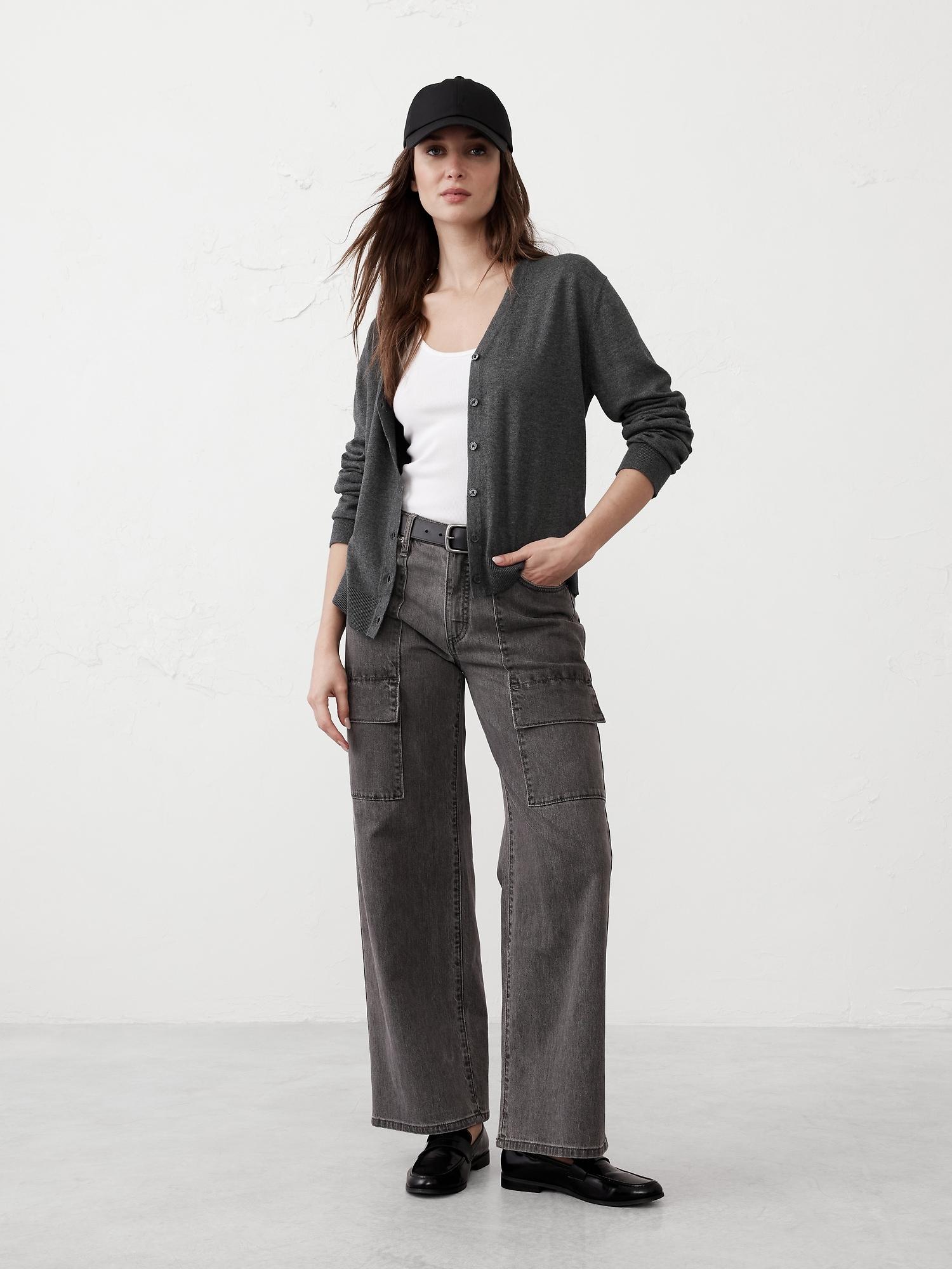 forever v-neck cardigan sweater