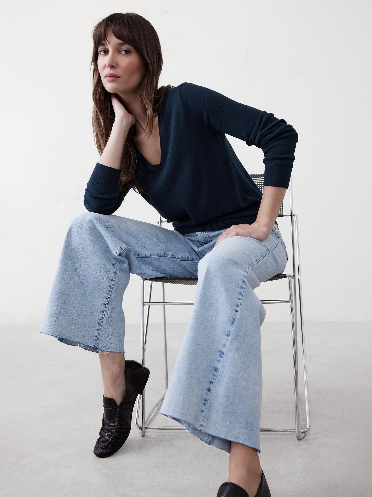 forever v-neck sweater