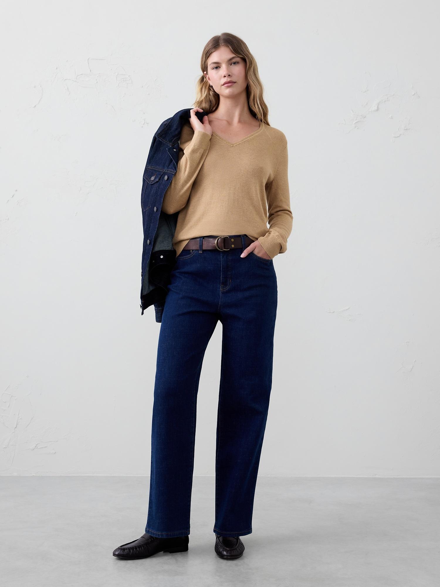 forever v-neck sweater