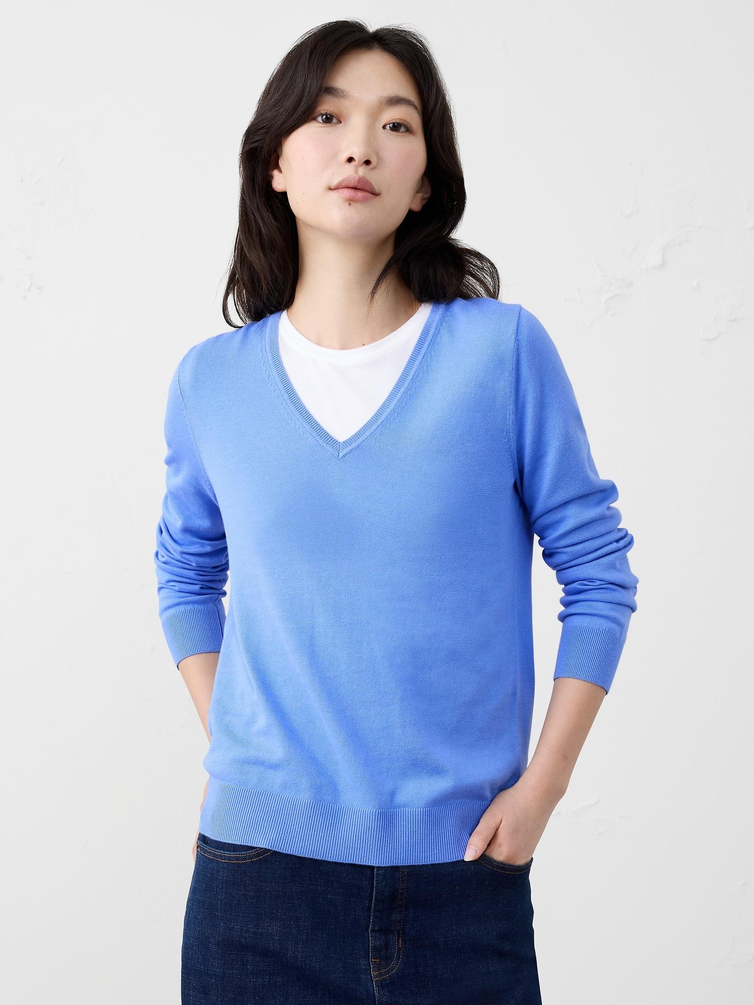forever v-neck sweater