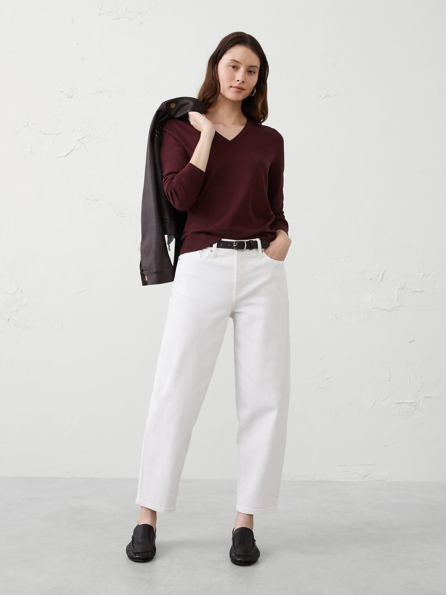 forever v-neck sweater