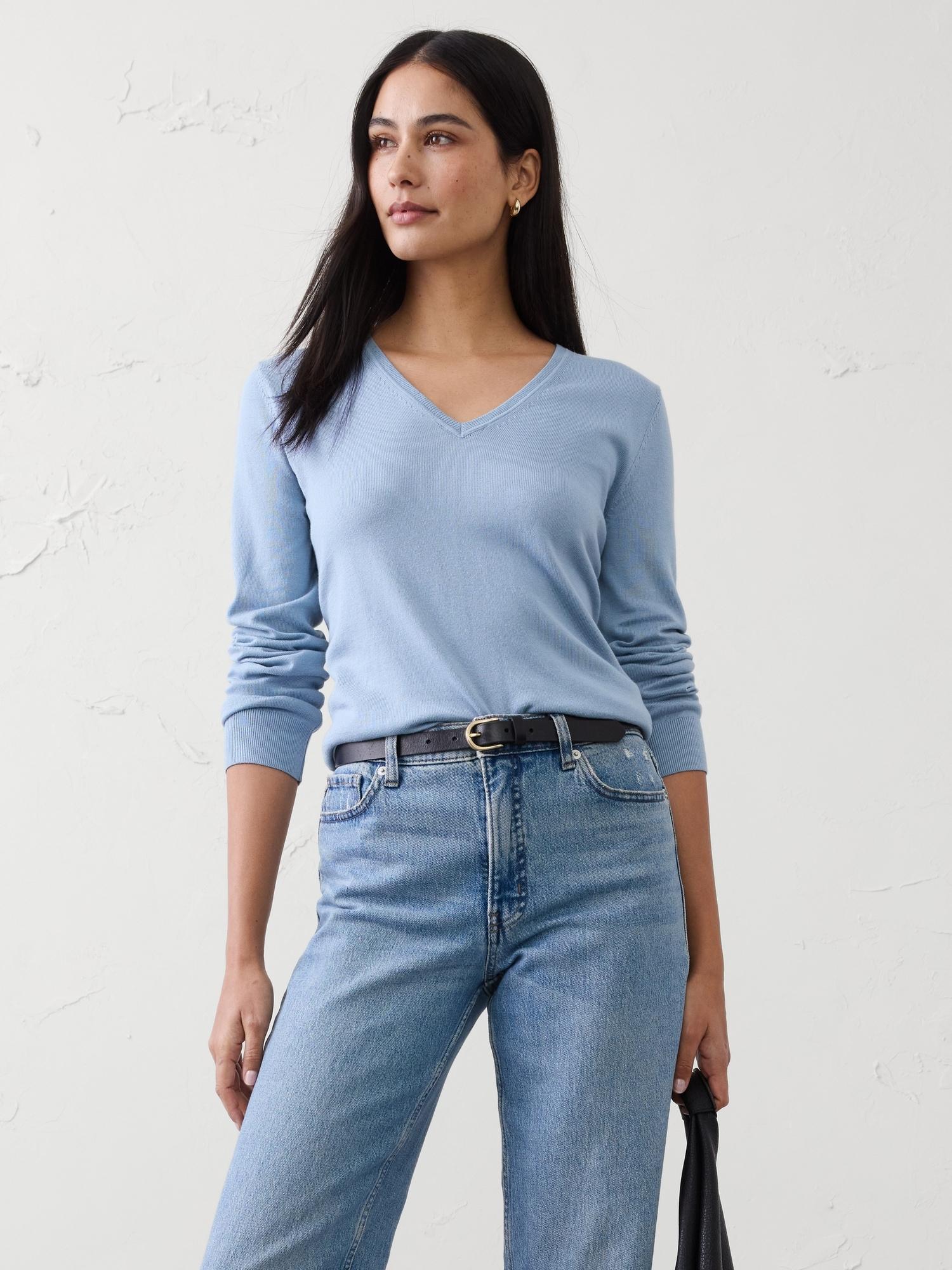 forever v-neck sweater