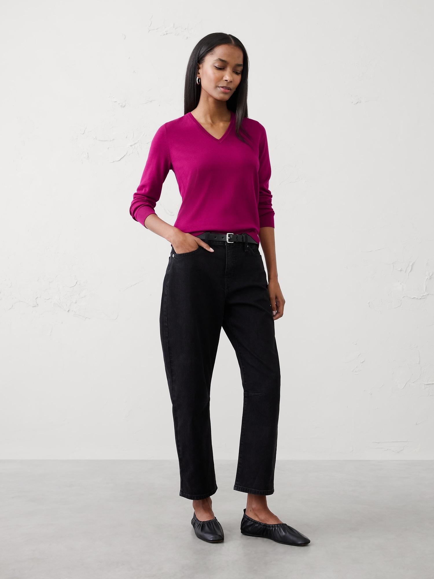 forever v-neck sweater